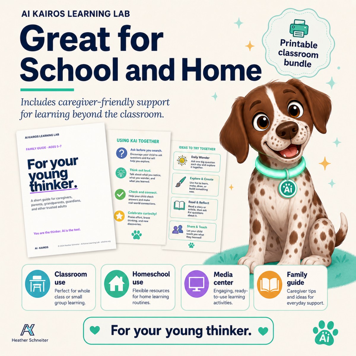 Great for school and home: classroom use, homeschool use, media center, family guide for caregivers